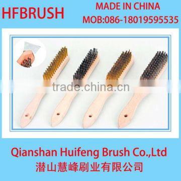 wooden handle steel wire brushes