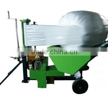 Mini silage round bale wrapper for silage storage/Bale wrapping