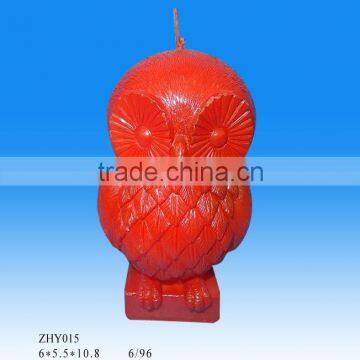 candle owl (Christmas candle,gift candle)polyresin