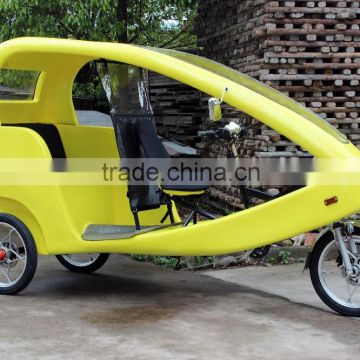 JOBO Passenger Electric Rickshaw 48V 1000W Motor Tricycle,Electric Pedicab/Velo Taxi for Sightseeing