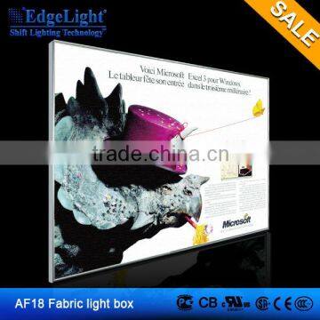 Edgelight AF18 billboard fabric light box