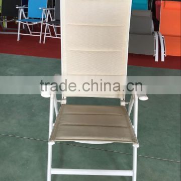 aluminium folding padding chair