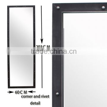 Square Shape Wall Mount Stainless Steel Mirror Frame