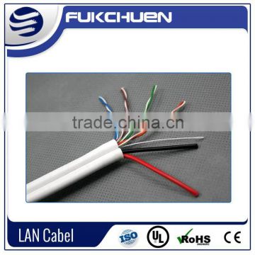 550MHZ Cat6 UTP Copper Cable 4pairs Pass Fluke Test Network Cable