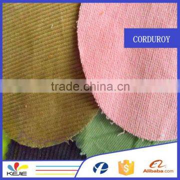 16 wale cotton yarn dyed corduroy fabric