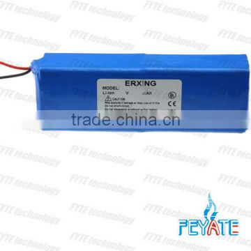 li-polymer battery Customized 22.2V lithium polymer rechargeable battery pack
