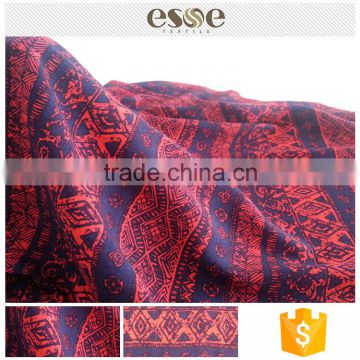New design cheap garment challis printed rayon textiles