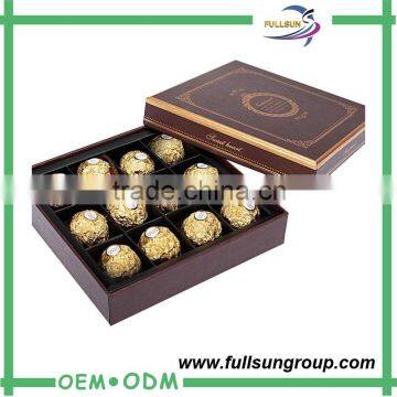 High quality new design handmade wooden chocolate box