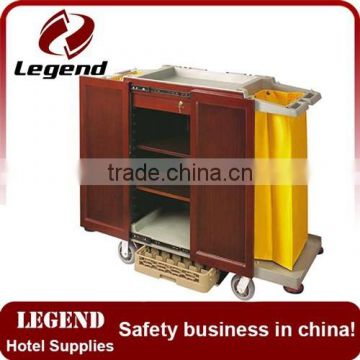 High Quality guest room service cart laundry trolley