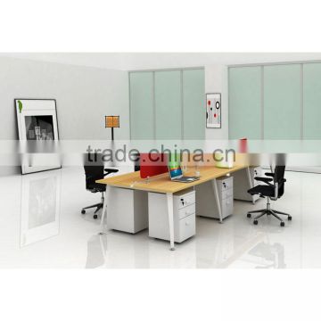 Metal Frame MFC Board Concise Office Workstation Office Furniture