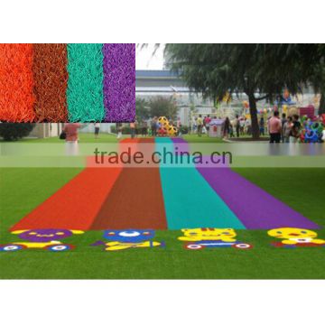 Recycled colorful PE & PP Mono-filament fake grass