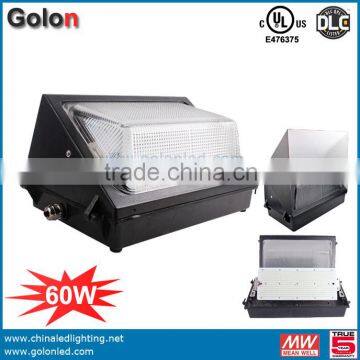 LED wall pack light 60W DLC UL LED wall pack 120W 90W 40W 5 years warranty outdoor led wall pack light 60W