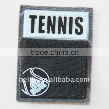 High quality promotional silicone iron on patch