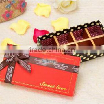 Sweet chocolate/truffles printing cardboard packaging box supplier
