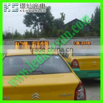 hot product P10 high definition taxi top led display