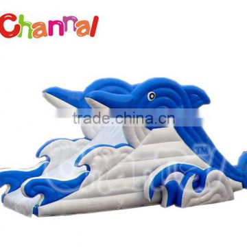 Popular new design inflatable dolphin slide