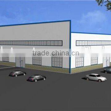 Prefabricated light steel structure building for car parking