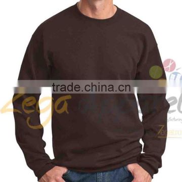 Zegaapparel men raglan sleeve wide neck sweatshirt manufacturer