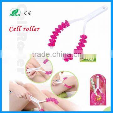 Y shape beauty slimming legs care roller massager