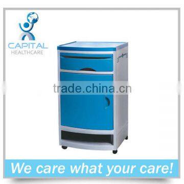 CP-C12 foshan abs hospital bedside cabinets with wheels