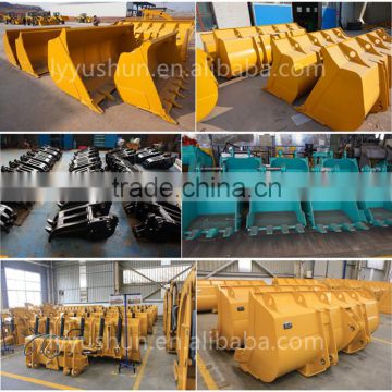 XCMG Wheel Loader 2.5-4.0M3 Capaacity Bucket For LW500FN , Log Grapple/Grass Grapple/Snow Plow/Pallet Fork For LW500FN
