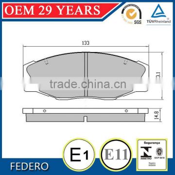 The biggest china brake pads factory for Toyota /D2067 (MK)