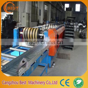 Galvanized steel cable tray roll forming machine