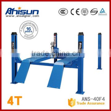 4 post car lifts hydraulic jack for wheel alignment
