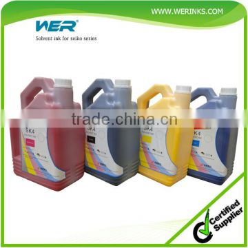 bright color low cost solvent printing ink