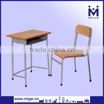 cheap simple hot sale school table and chair set 1 person MG-0201