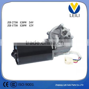 China product ZD2730 bus windshield 24v 12v dc motor with gearbox
