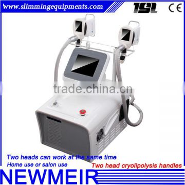 220 / 110V High Power 2 Fat Dissolving Weight Loss Handles Fat Reduction Cryolipolysys Machine