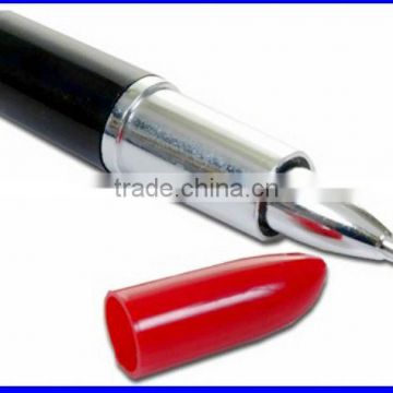 plastic lipstick ball point pen