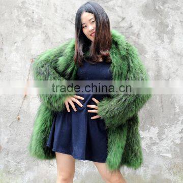 CX-G-A-91A 2017 Hot Sale Fashion Women Winter Jacket, Women Fur Knitted Coat For Wholesale