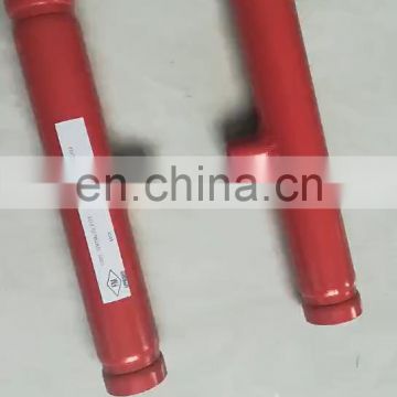 Weifang supply ASTM 795 SCH40 4"  red painted grooved  Fire Fighting  Pipe