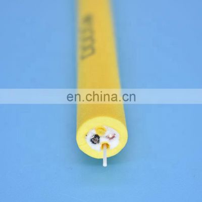 2 core underwater fiber optic cable 18awg rov cable