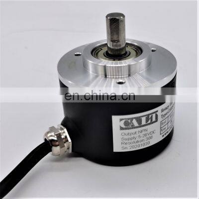 Solid shaft incremental rotary encoder- GHS52 series 5-26V IP54