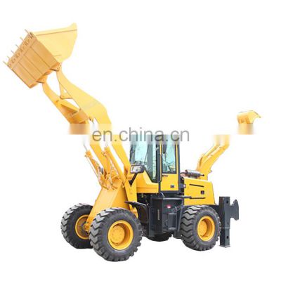 Mini 40hp tractor with front end loader and backhoe for sale