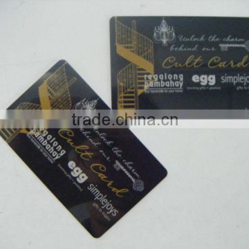 Elegant printed business card/membership card/printed pvc card