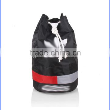 New design cotton material single sling waterproof football drawstring bag