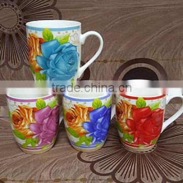 Arabic ceramic coffee cups and mugs with heart hanlde