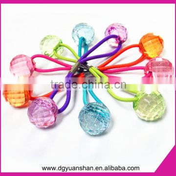 Acrylic ball decorate elastic hair band,hair accessories