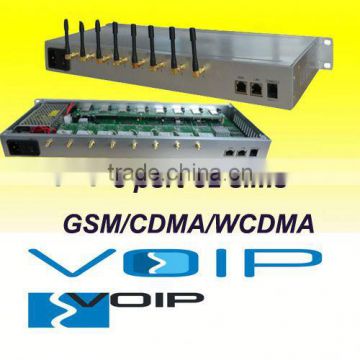 New!!!!8 channels 32 ports GSM/CDMA/WCDMA SIP gateway voip ip pbx with gsm