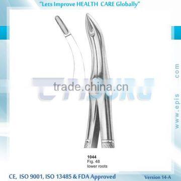 Extraction Forceps, lower roots, Fig 48, Periodontal Oral Surgery