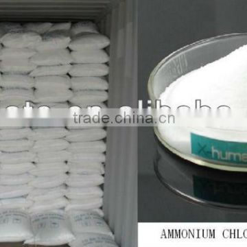 99.5%min Ammonium chloride SNOW WHITE Free Flow crystal powder with good price