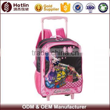 Pink 2015 Luggage Trolley Bag Sweety Girl Suitcase