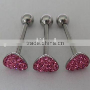 Crystal Stone Jewerly,Tongue Ring