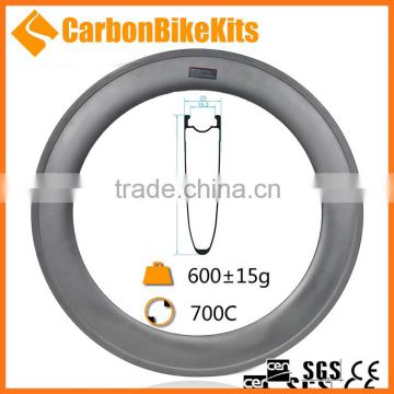 Toray T700 Carbon CarbonBikeKits 23mm wide 88mm tubeless wheel rim TR88C