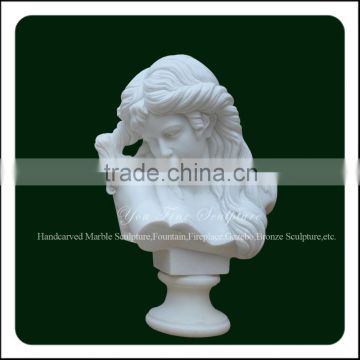 Table Decoration Carved Stone Bust Statue