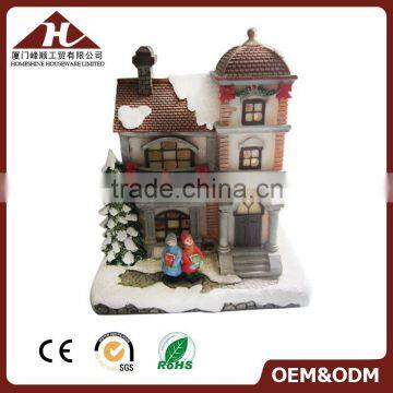 custom made christmas village house by china factory                        
                                                                                Supplier's Choice